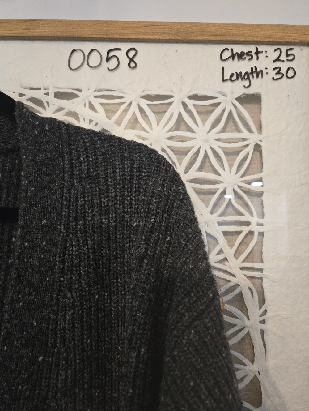 Wilfred Aritzia Oversized Wool Cardigan Dark Gray Knit Size Small Women’s Cozy - Picture 3 of 6
